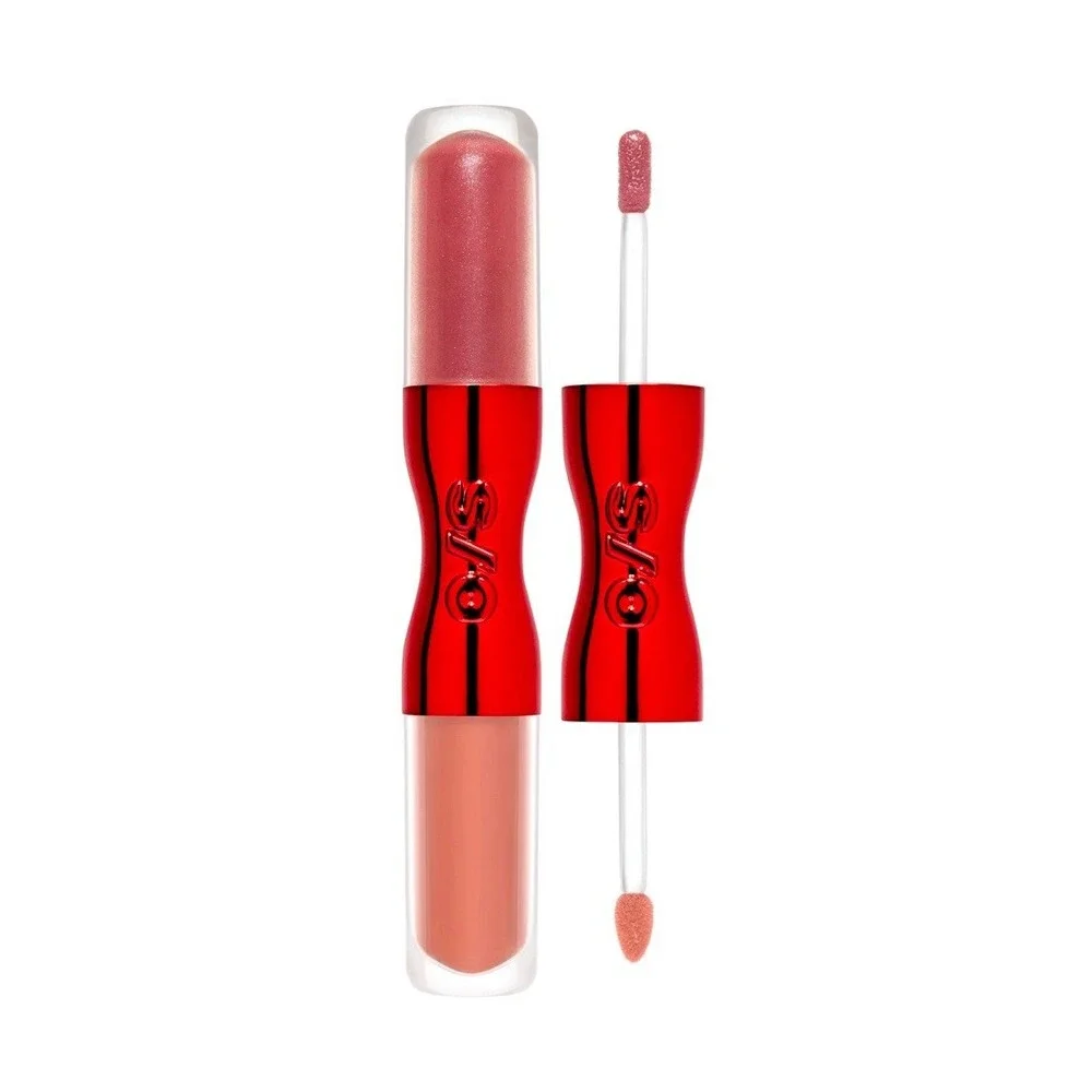 O/S Lip Snatcher Velvet Flex Cream & Cushion Lip Gloss Duo .24 oz FS Be About It